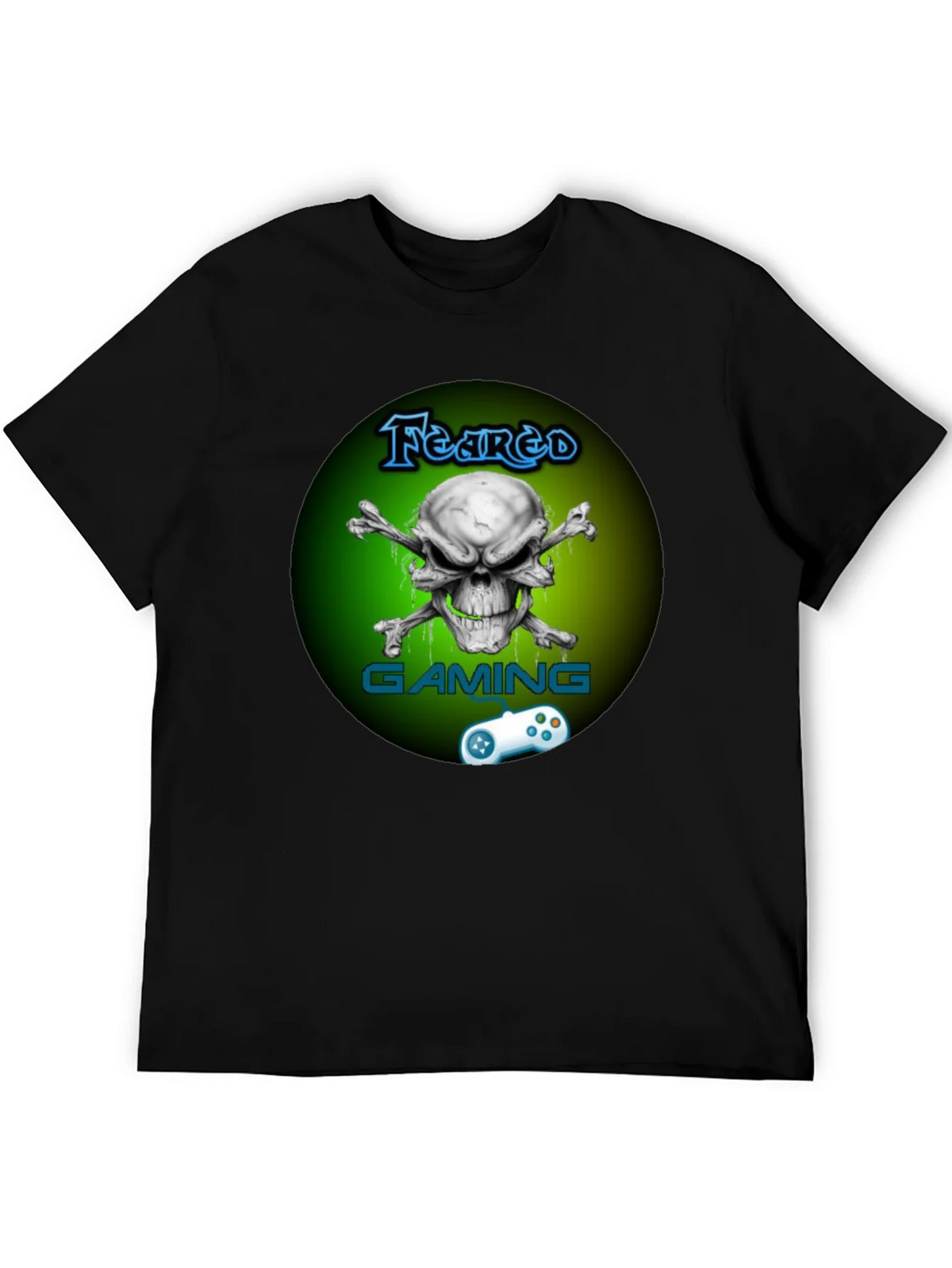 Feared Gaming T-Shirt - Skull & Crossbones Design product image 8