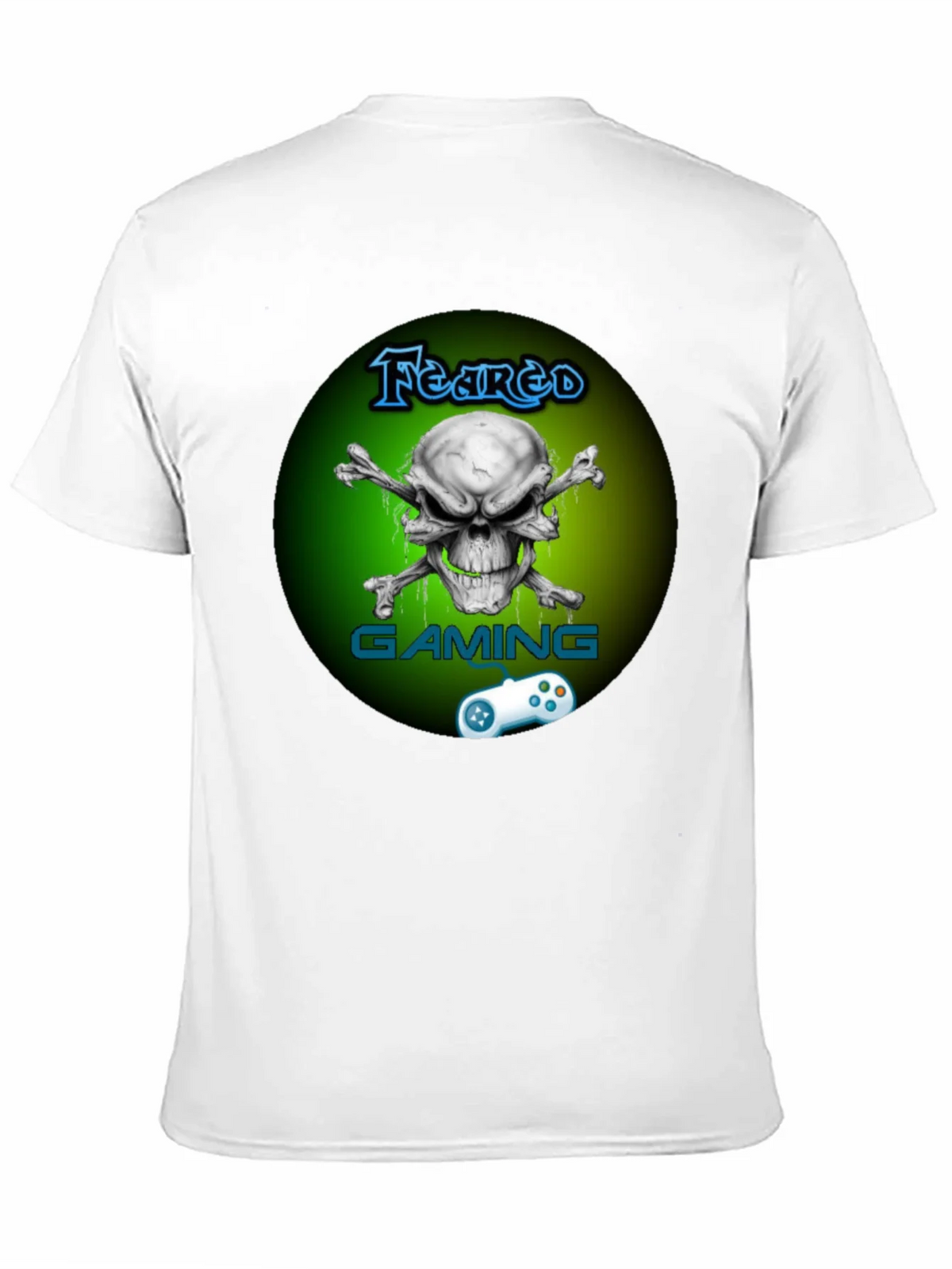 Feared Gaming T-Shirt - Skull & Crossbones Design product image 2