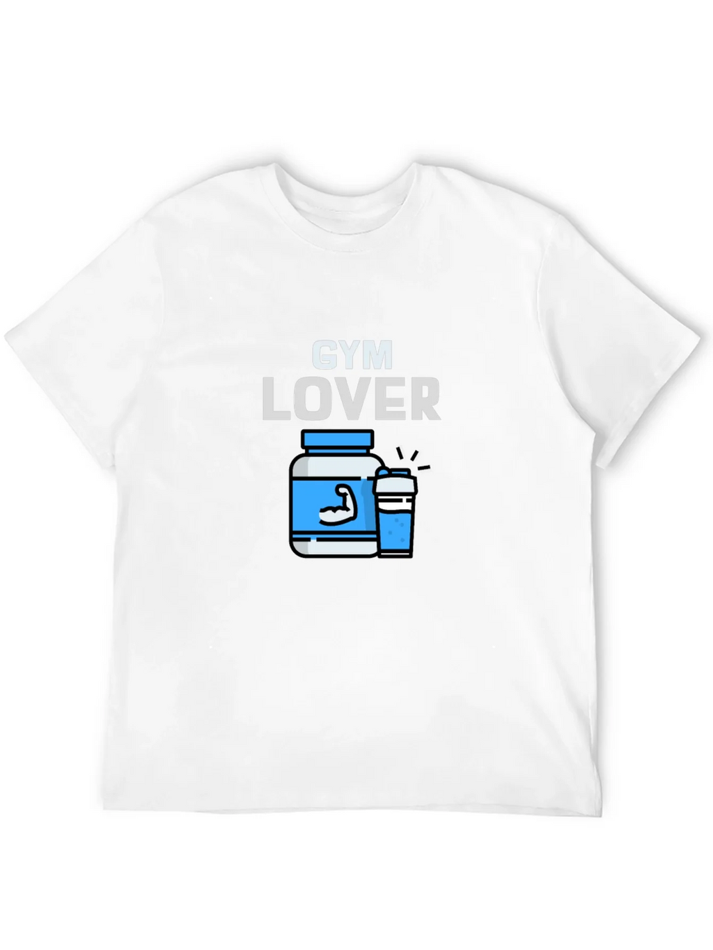 Gym Lover Graphic T-Shirt Black product image 3