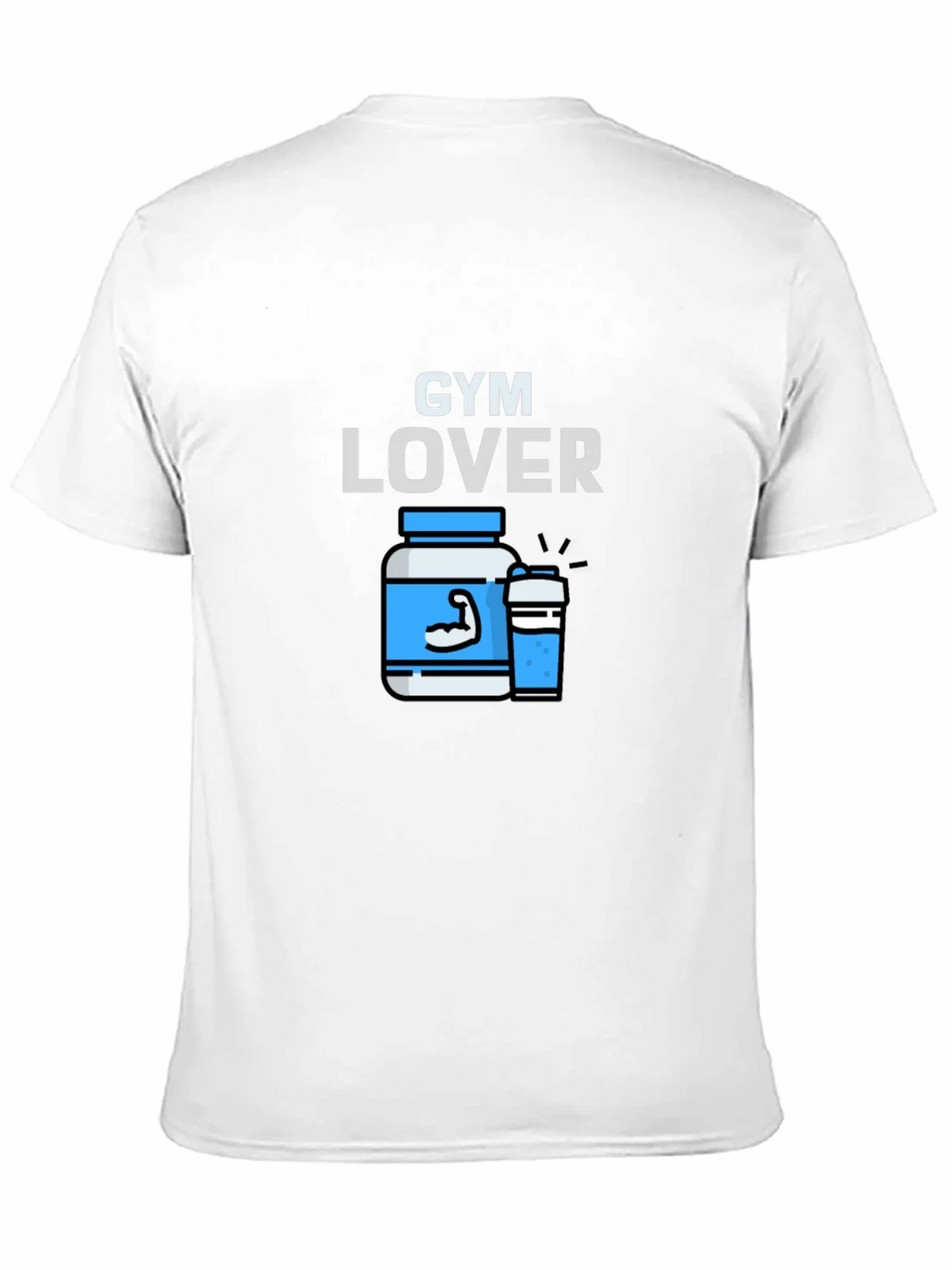 Gym Lover Graphic T-Shirt Black product image 2