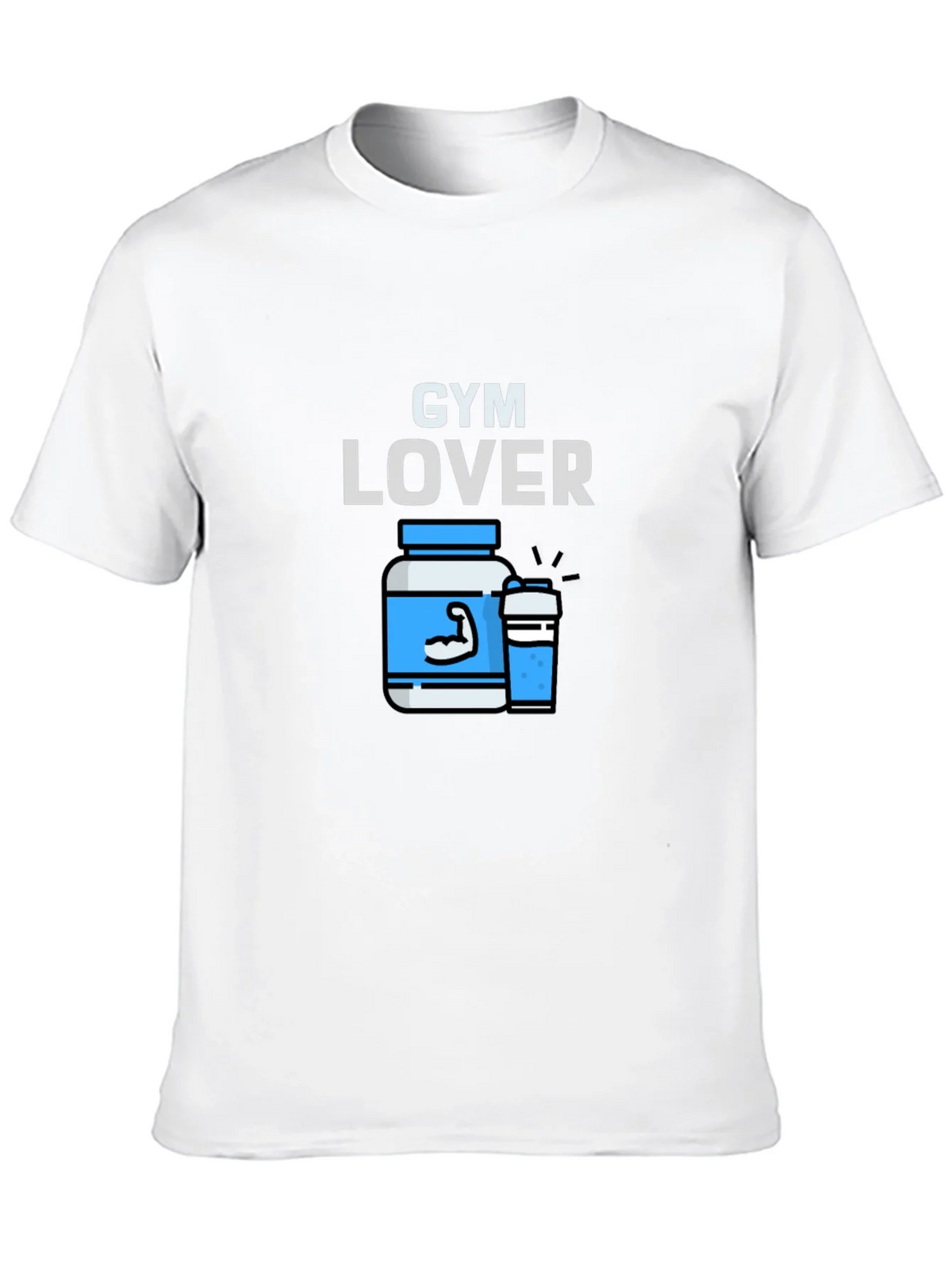 Gym Lover Graphic T-Shirt Black product image 12