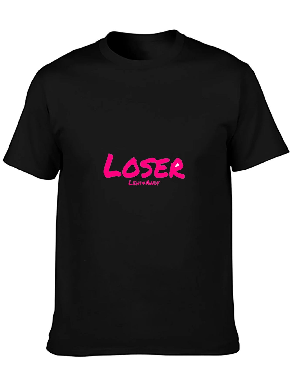 Loser T-Shirt - Black Crew Neck Short Sleeve product image 6