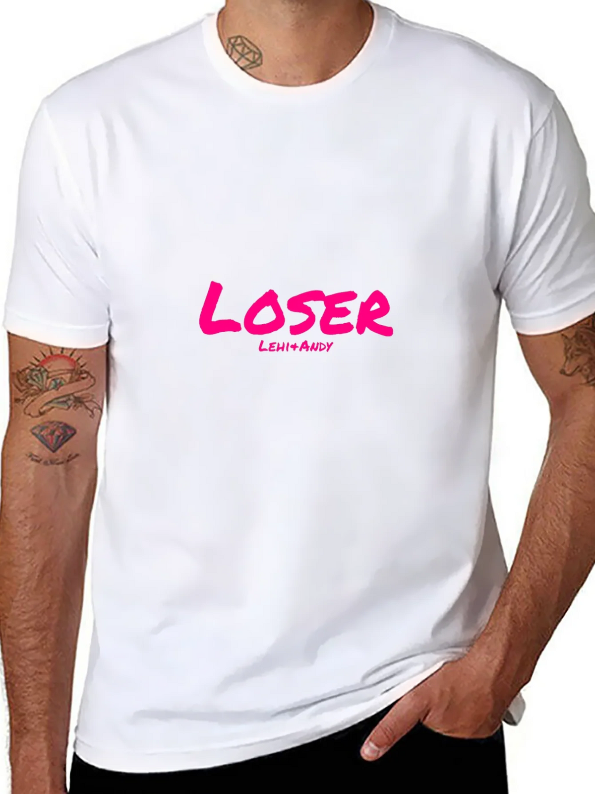 Loser T-Shirt - Black Crew Neck Short Sleeve product image 10