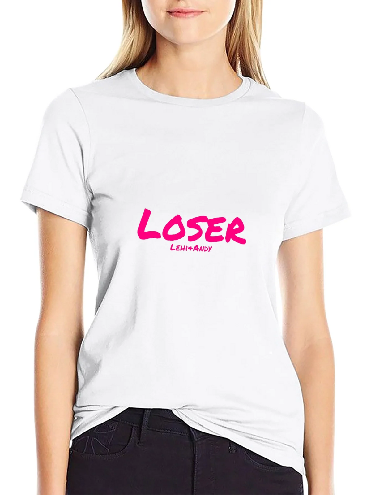 Loser T-Shirt - Black Crew Neck Short Sleeve product image 11