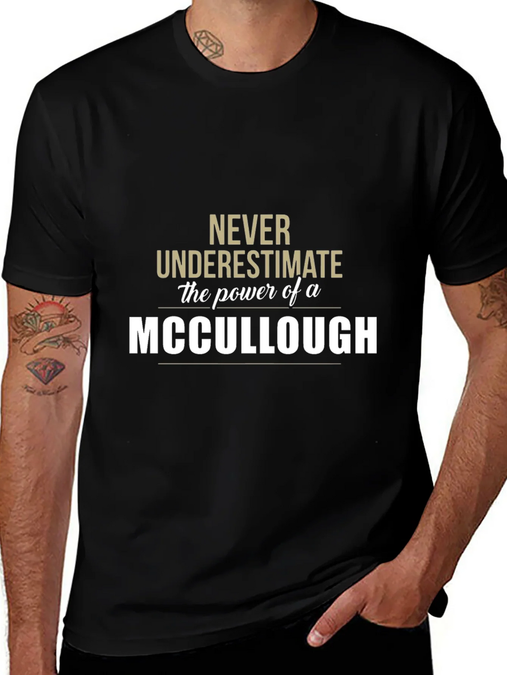 Never Underestimate a MCCULLOUGH T-Shirt product image 1