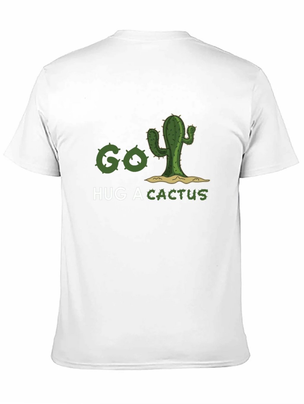 Go Hug A Cactus T-Shirt - Funny Graphic Tee product image 2