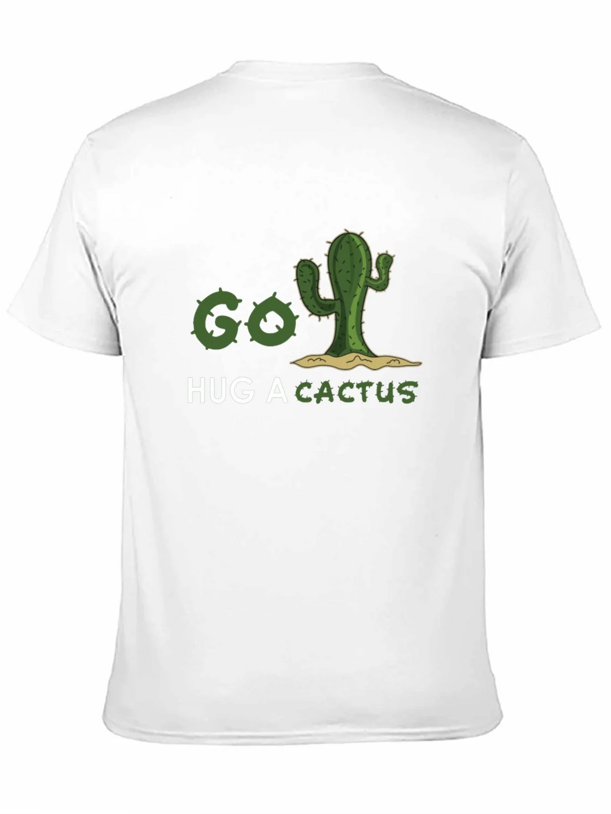 Go Hug A Cactus T-Shirt - Funny Graphic Tee product image 2