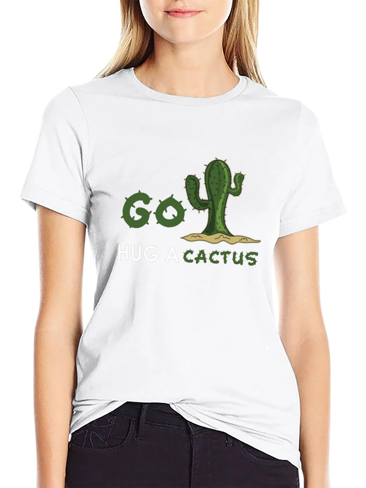 Go Hug A Cactus T-Shirt - Funny Graphic Tee product image 11