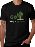 Go Hug A Cactus T-Shirt - Funny Graphic Tee product image 1