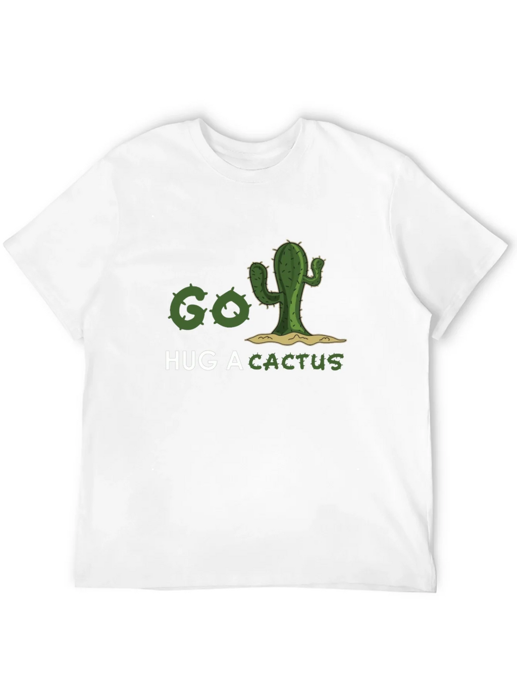 Go Hug A Cactus T-Shirt - Funny Graphic Tee product image 3