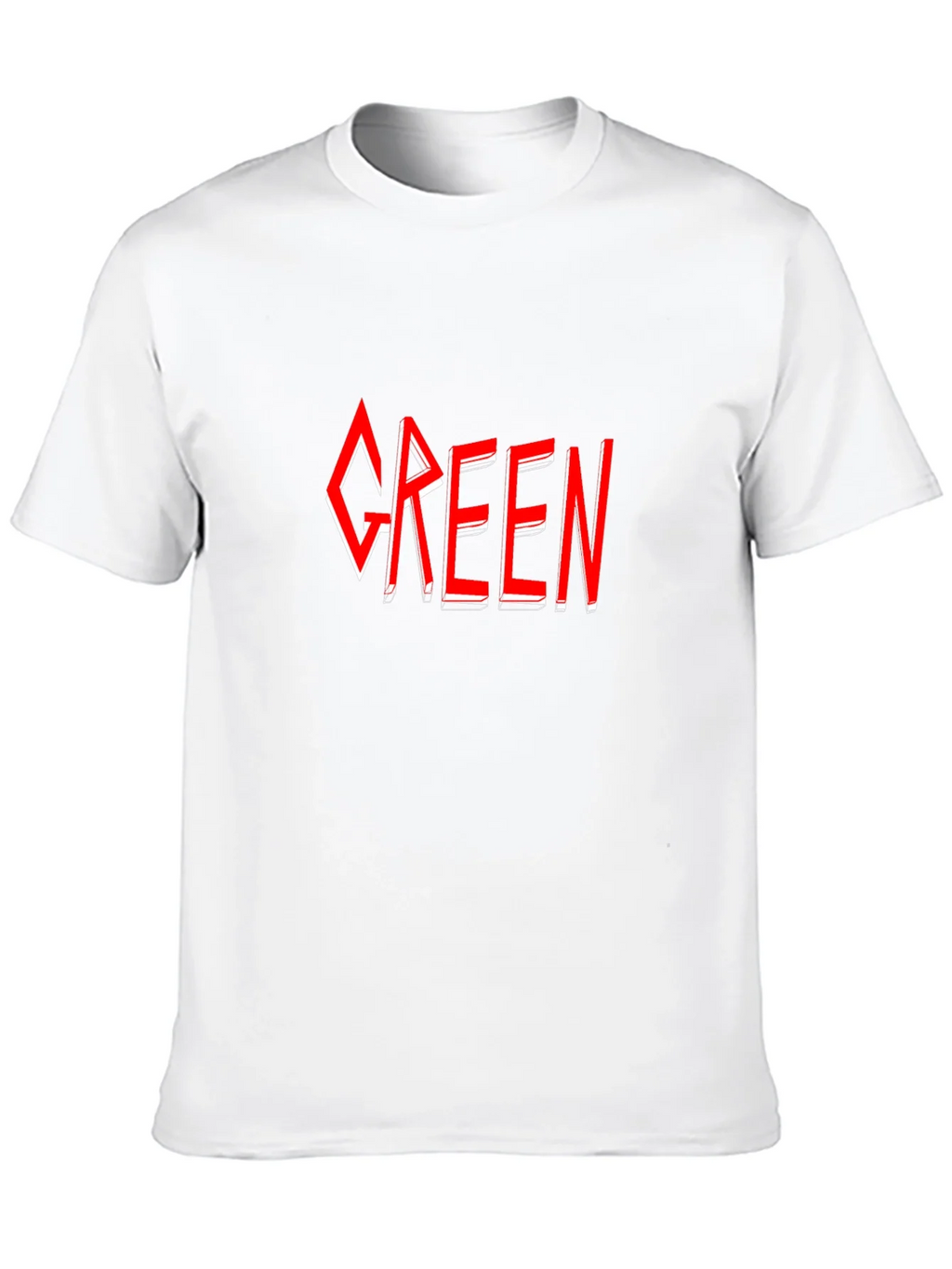 Green T-Shirt - Red Graphic Design product image 12