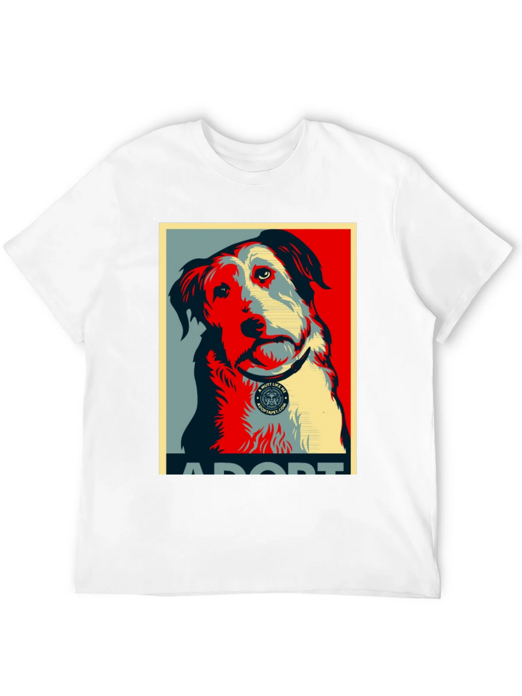 Adopt a Mutt Dog Graphic T-Shirt product image 3
