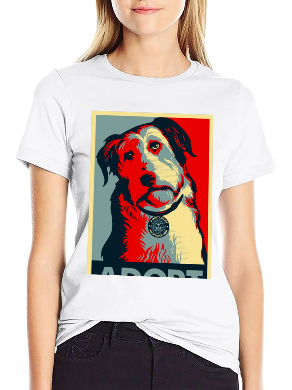 Adopt a Mutt Dog Graphic T-Shirt product image 11