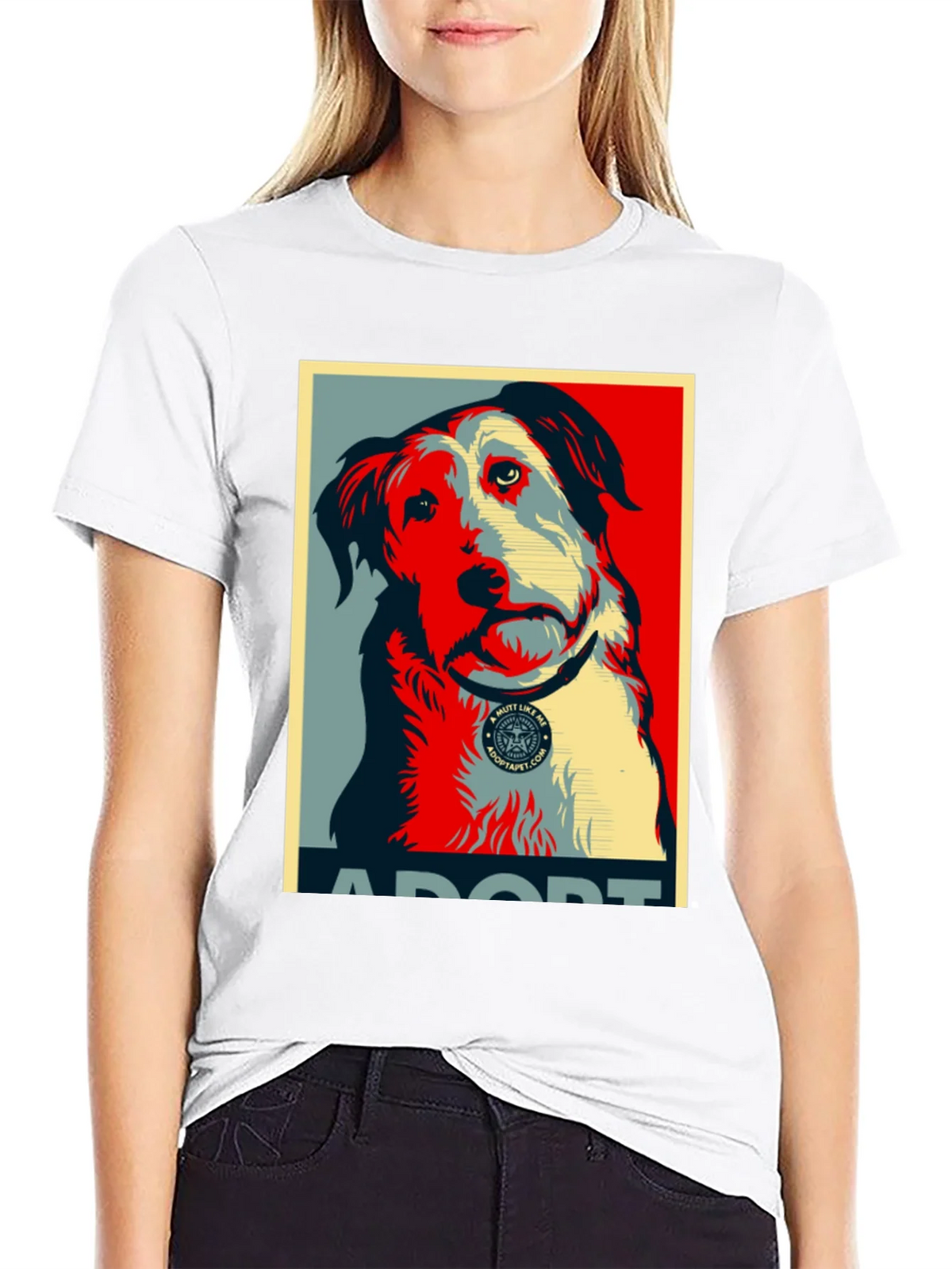 Adopt a Mutt Dog Graphic T-Shirt product image 11