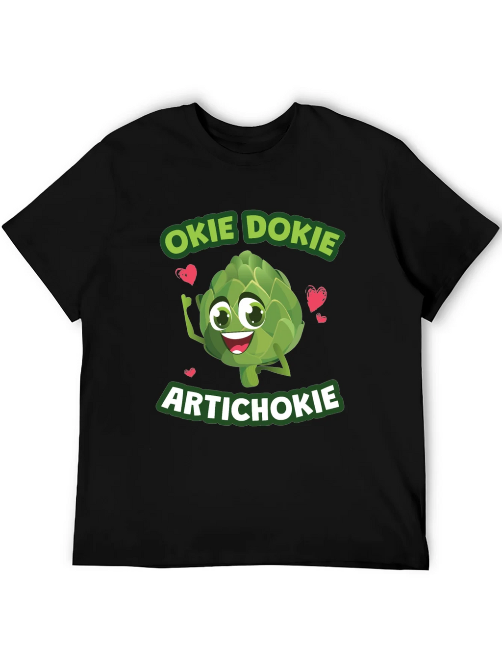 Okie Dokie Artichokie Black Graphic T-Shirt product image 8