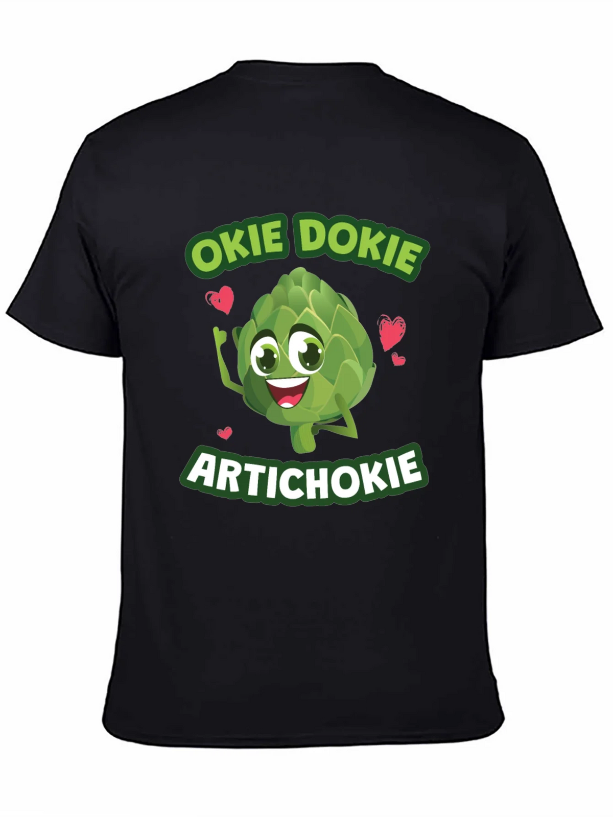 Okie Dokie Artichokie Black Graphic T-Shirt product image 7