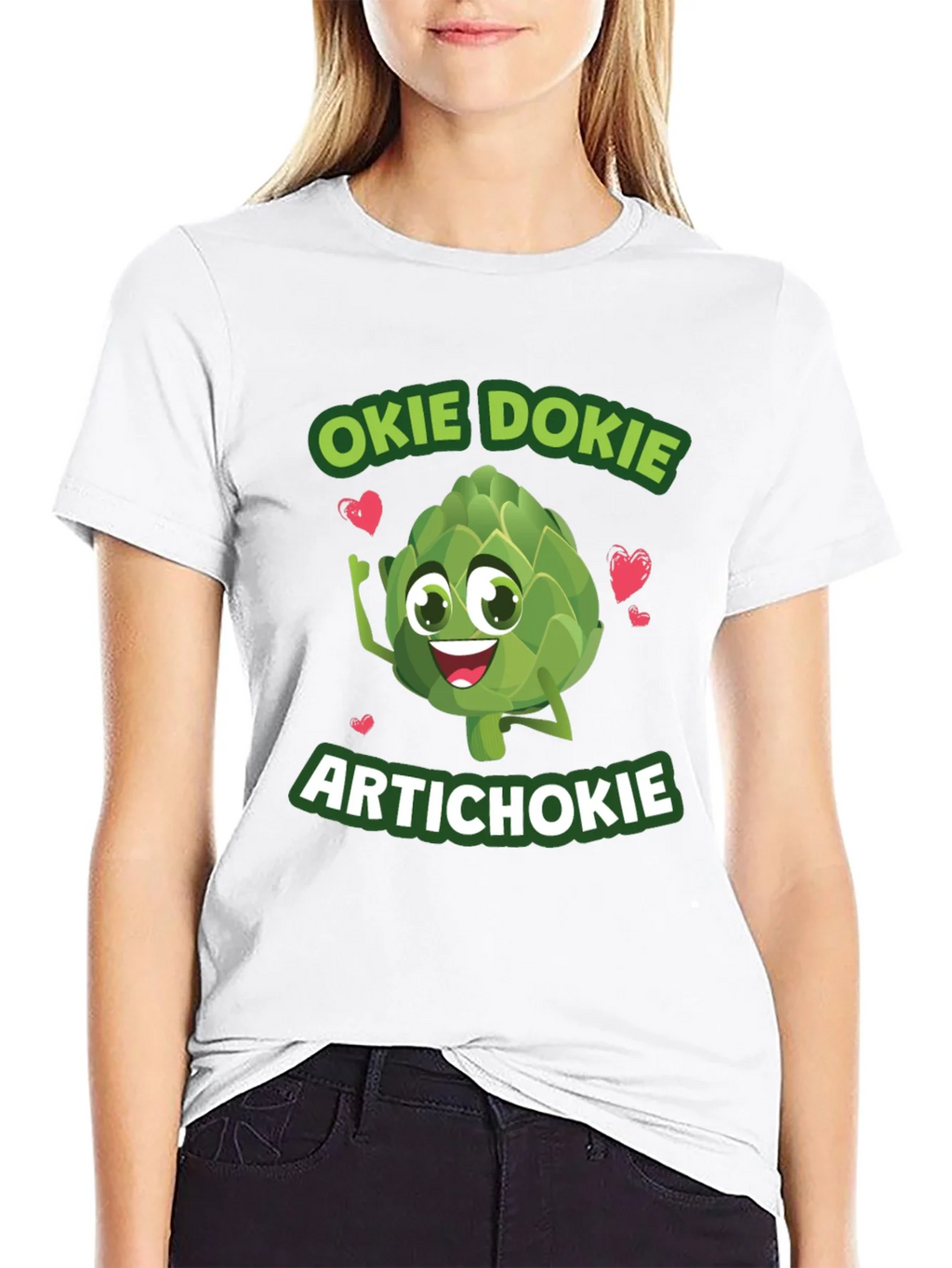 Okie Dokie Artichokie Black Graphic T-Shirt product image 11