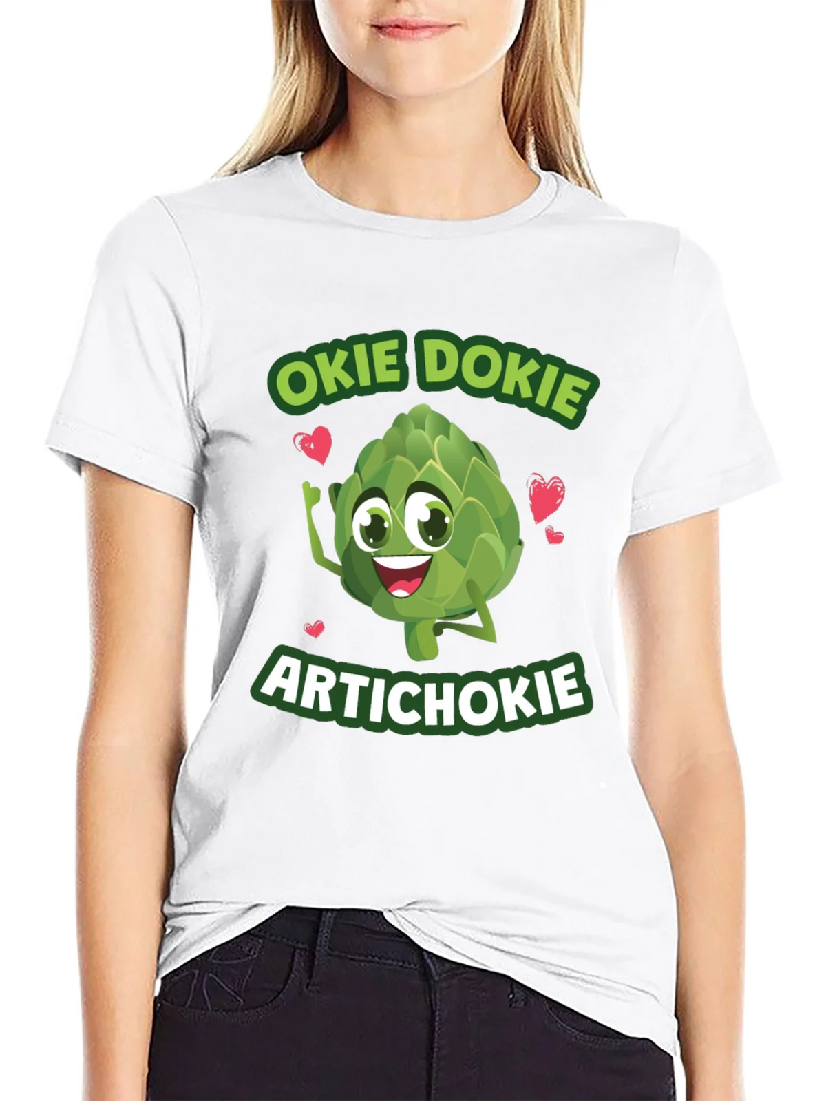 Okie Dokie Artichokie Black Graphic T-Shirt product image 11