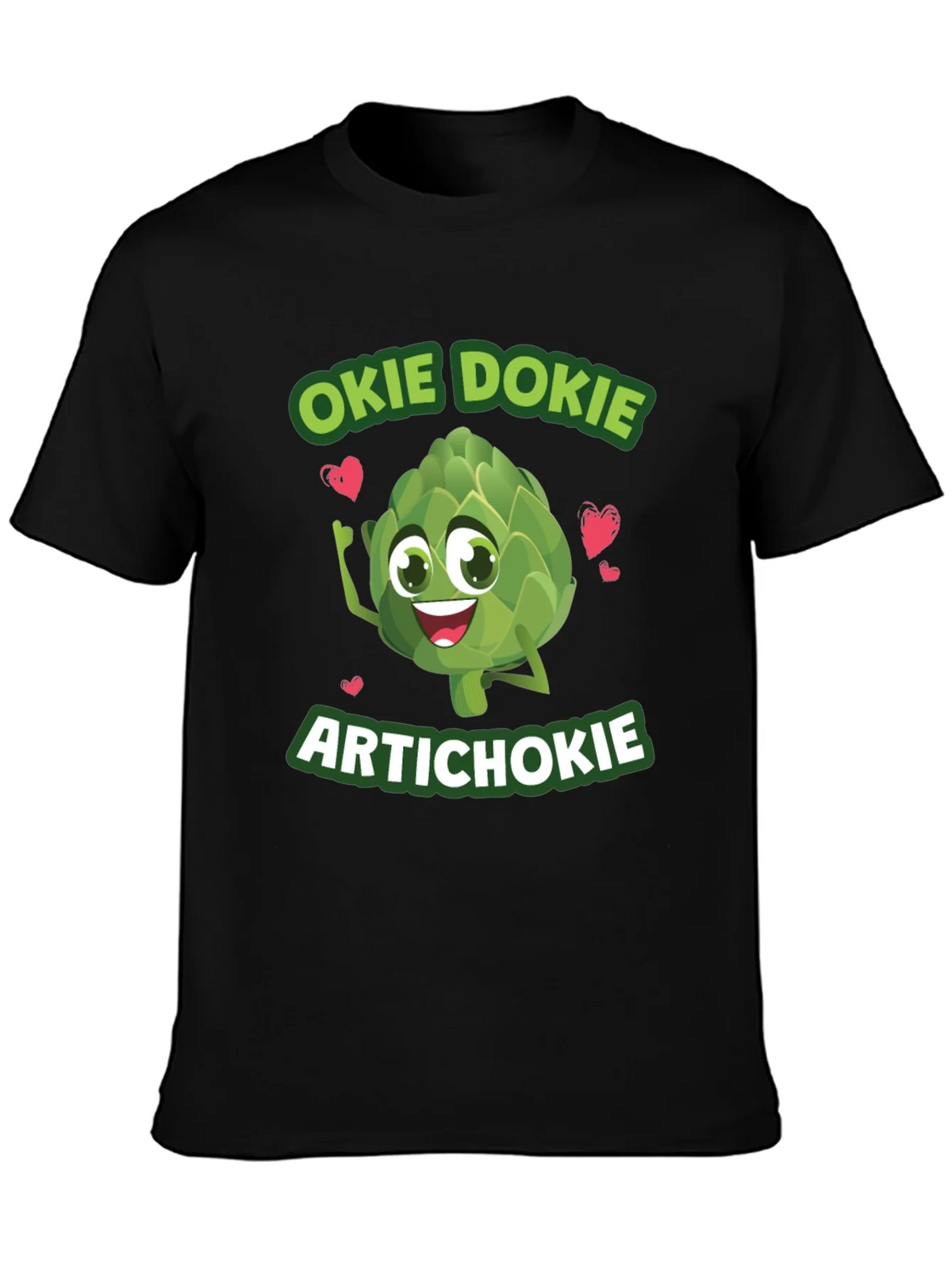 Okie Dokie Artichokie Black Graphic T-Shirt product image 6