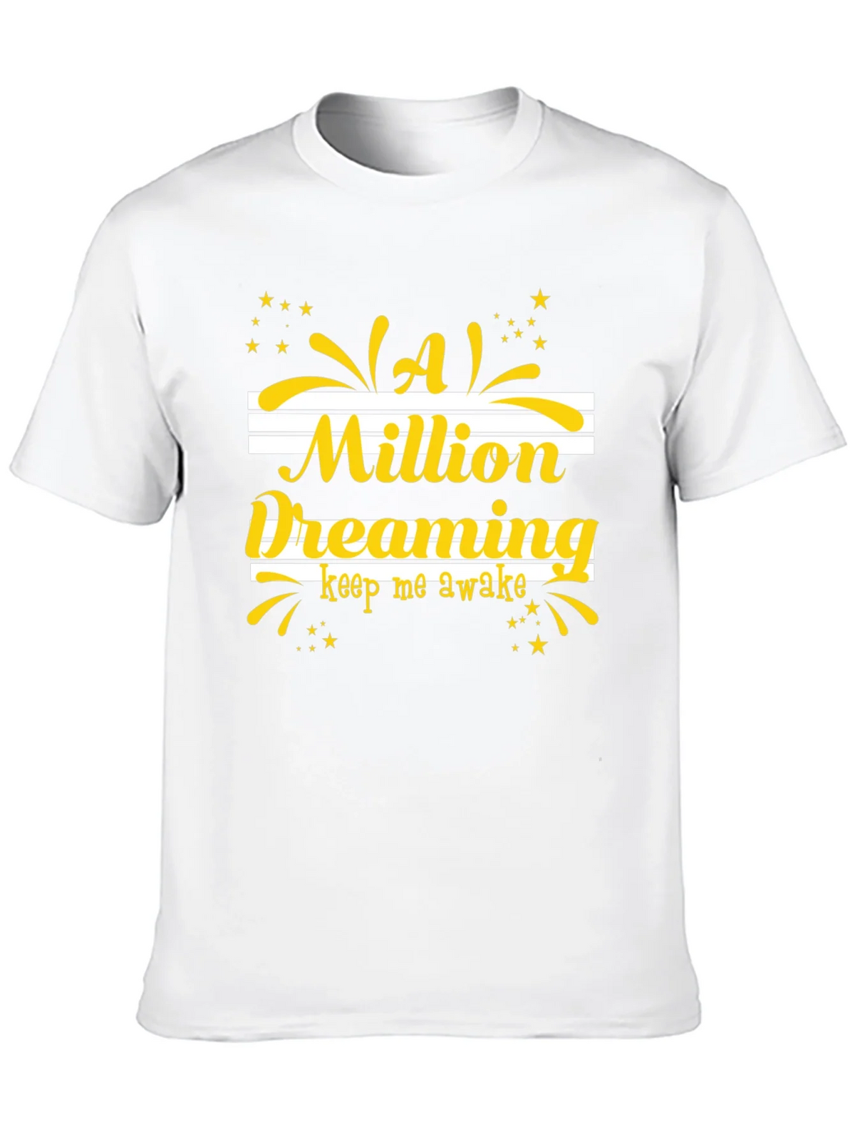 Dreaming Graphic Tee - Black Cotton T-Shirt product image 12