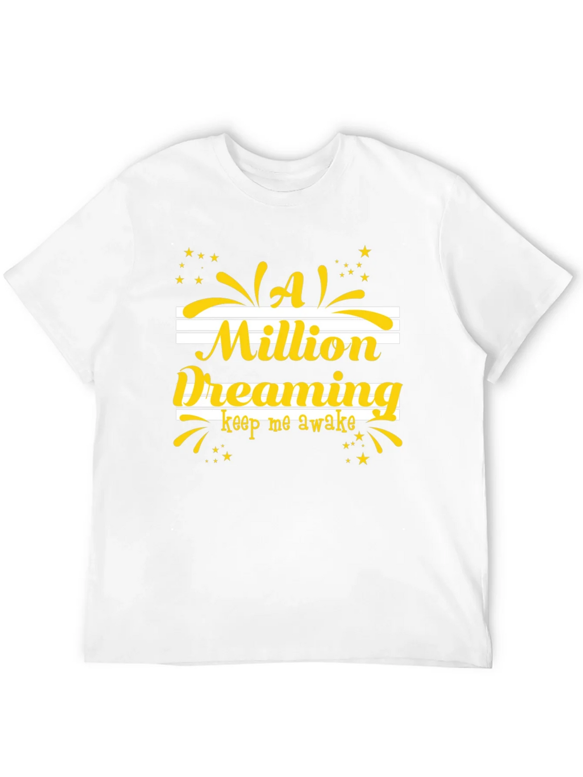 Dreaming Graphic Tee - Black Cotton T-Shirt product image 3
