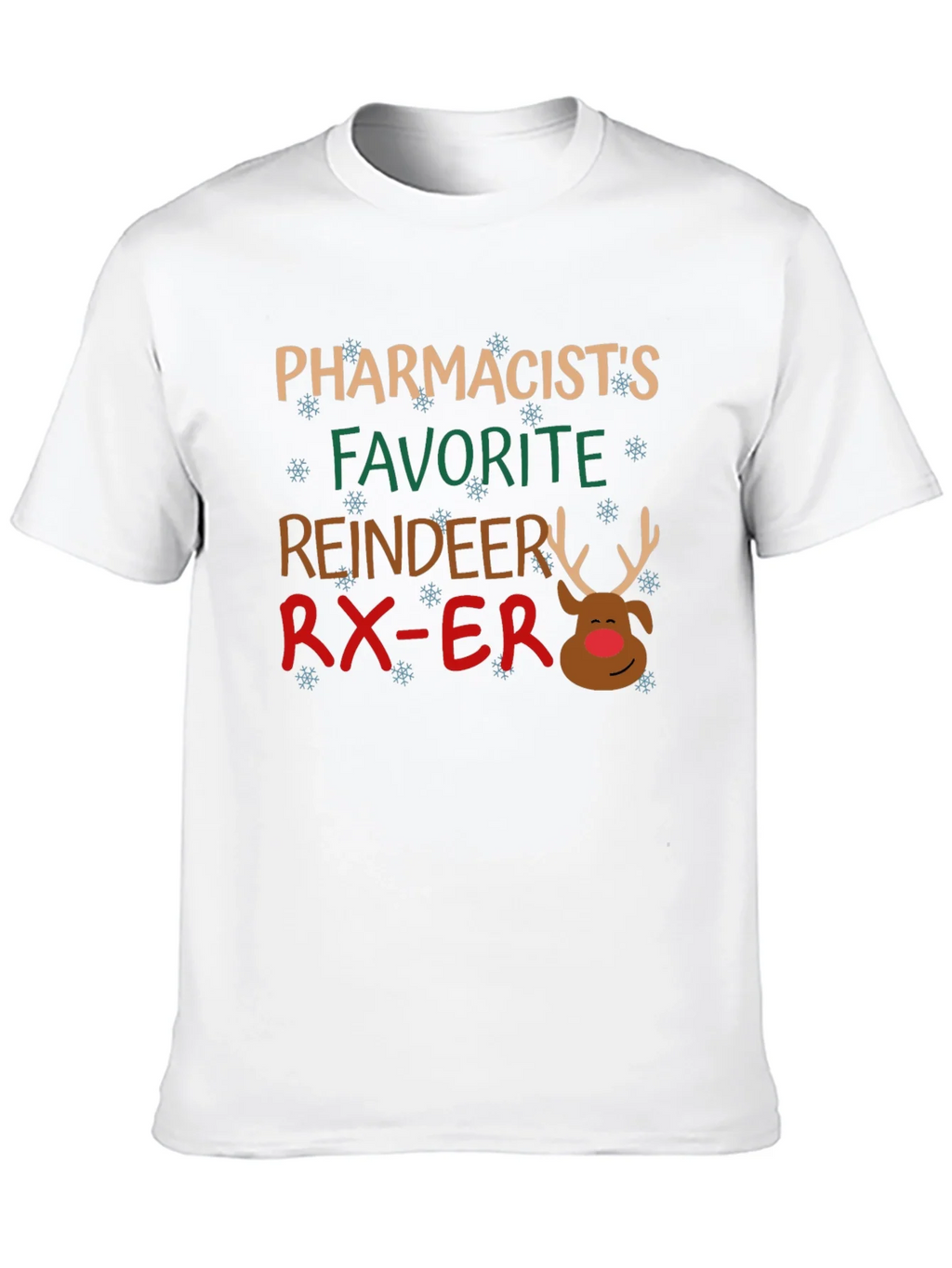 Pharmacists Favorite Reindeer Christmas T-Shirt product image 12
