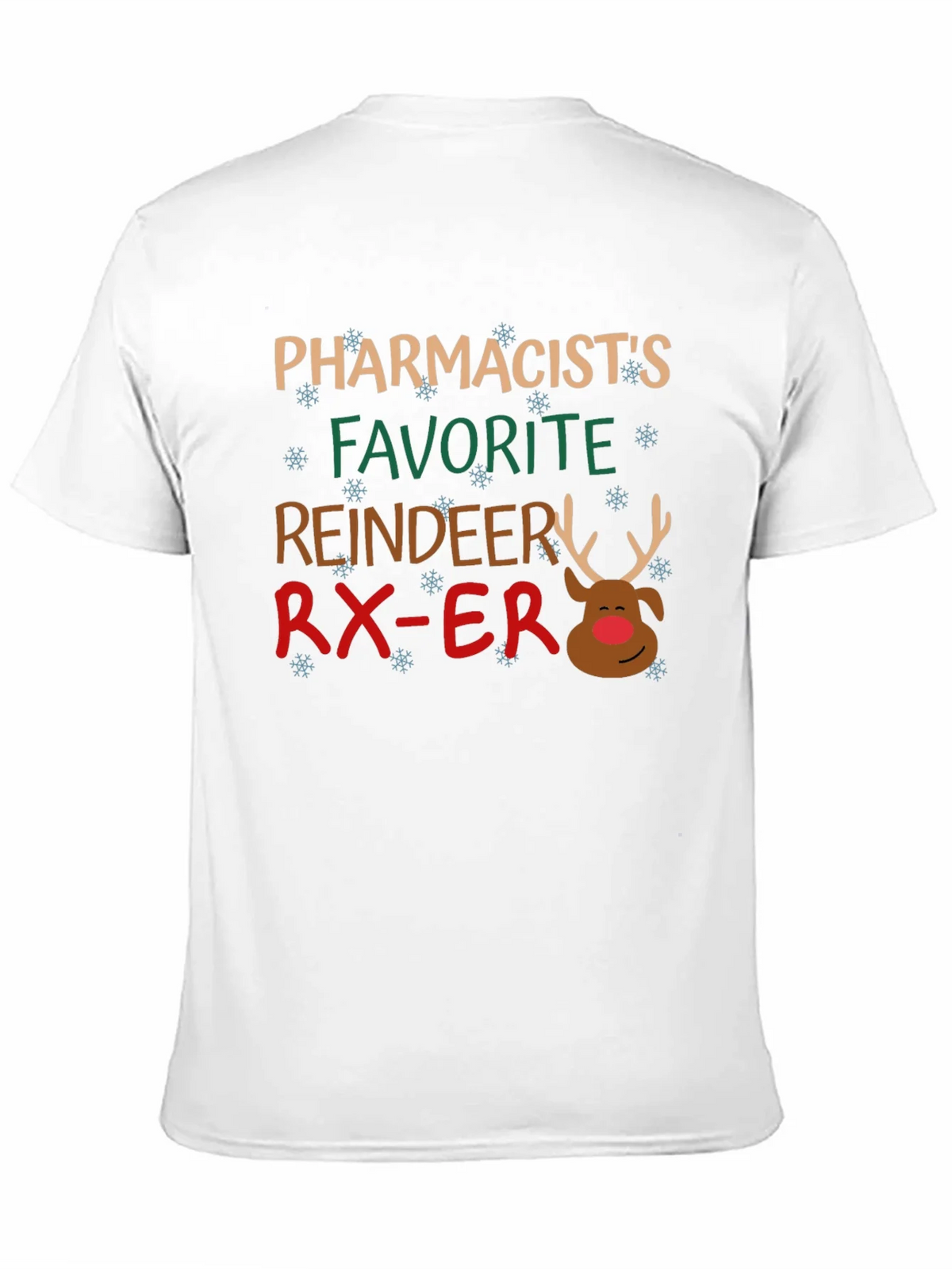 Pharmacists Favorite Reindeer Christmas T-Shirt product image 2
