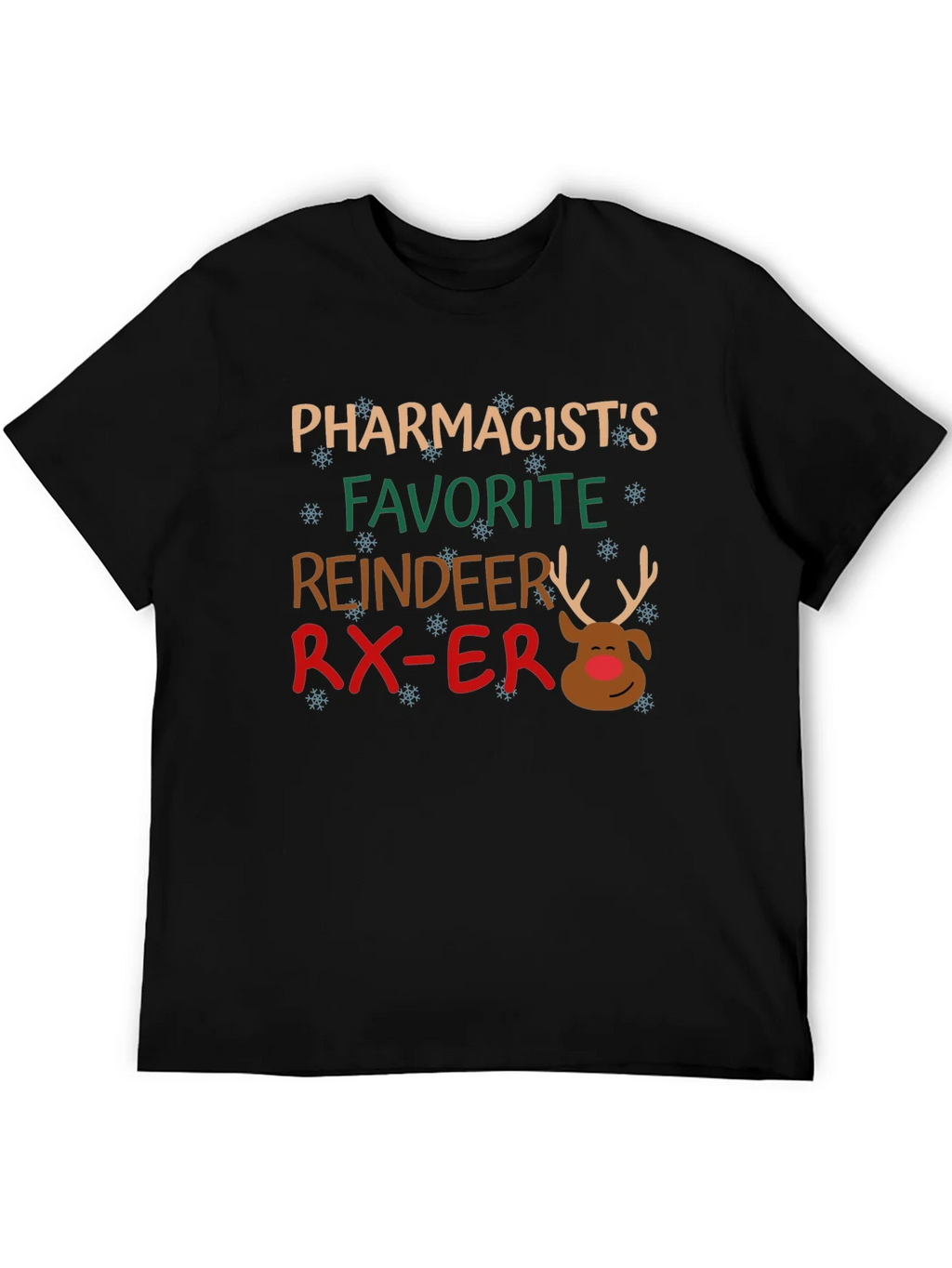 Pharmacists Favorite Reindeer Christmas T-Shirt product image 8