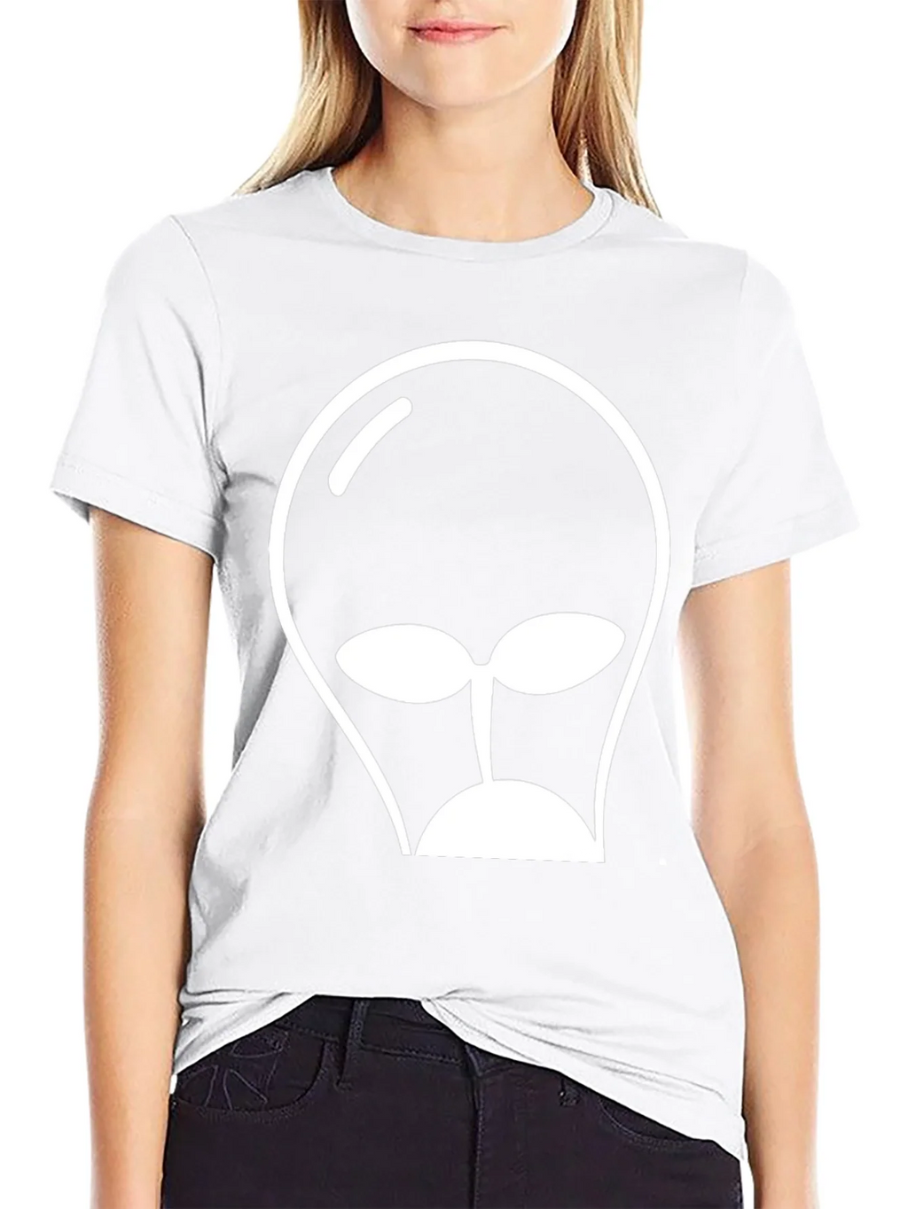 Alien Head Graphic Tee - Black T-Shirt product image 11
