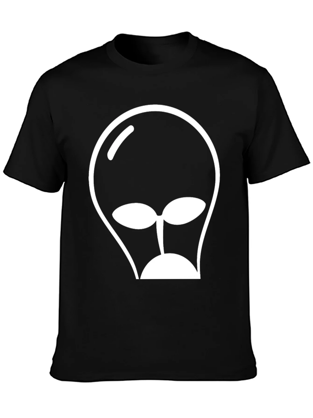 Alien Head Graphic Tee - Black T-Shirt product image 6