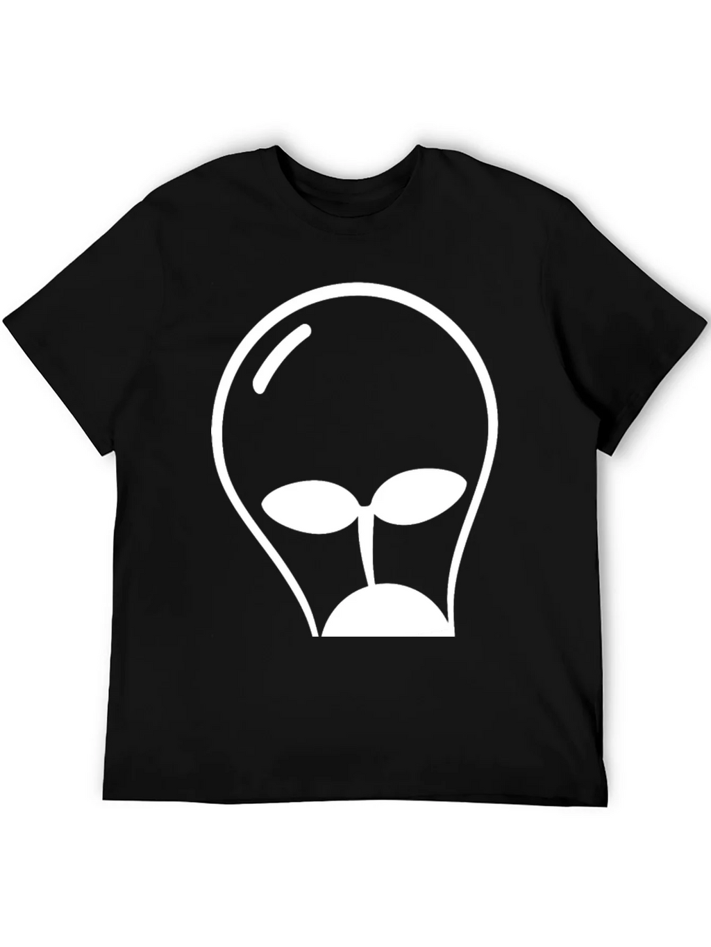 Alien Head Graphic Tee - Black T-Shirt product image 8