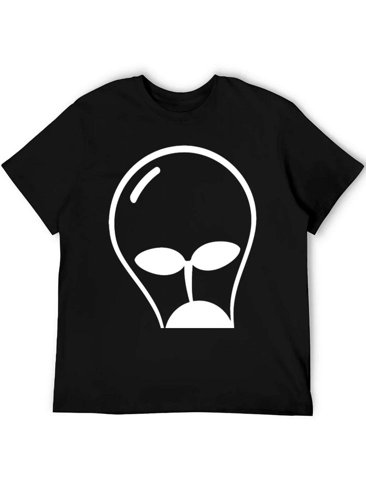 Alien Head Graphic Tee - Black T-Shirt product image 8