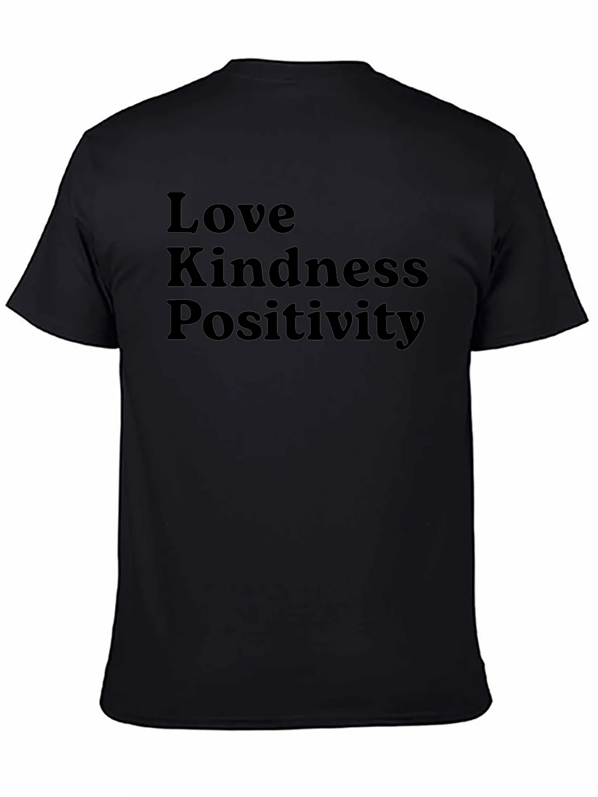 Love Kindness Positivity Black T-Shirt product image 7