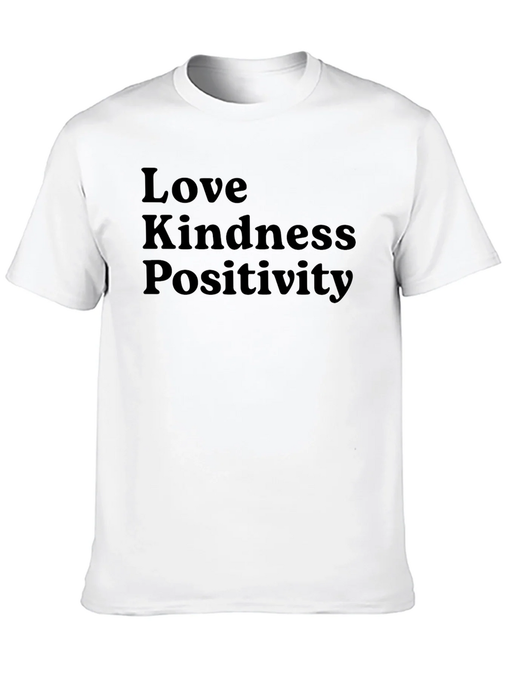 Love Kindness Positivity Black T-Shirt product image 12