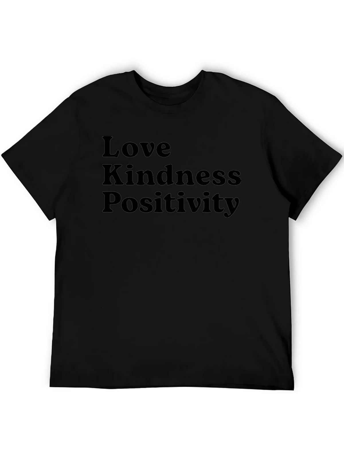 Love Kindness Positivity Black T-Shirt product image 8