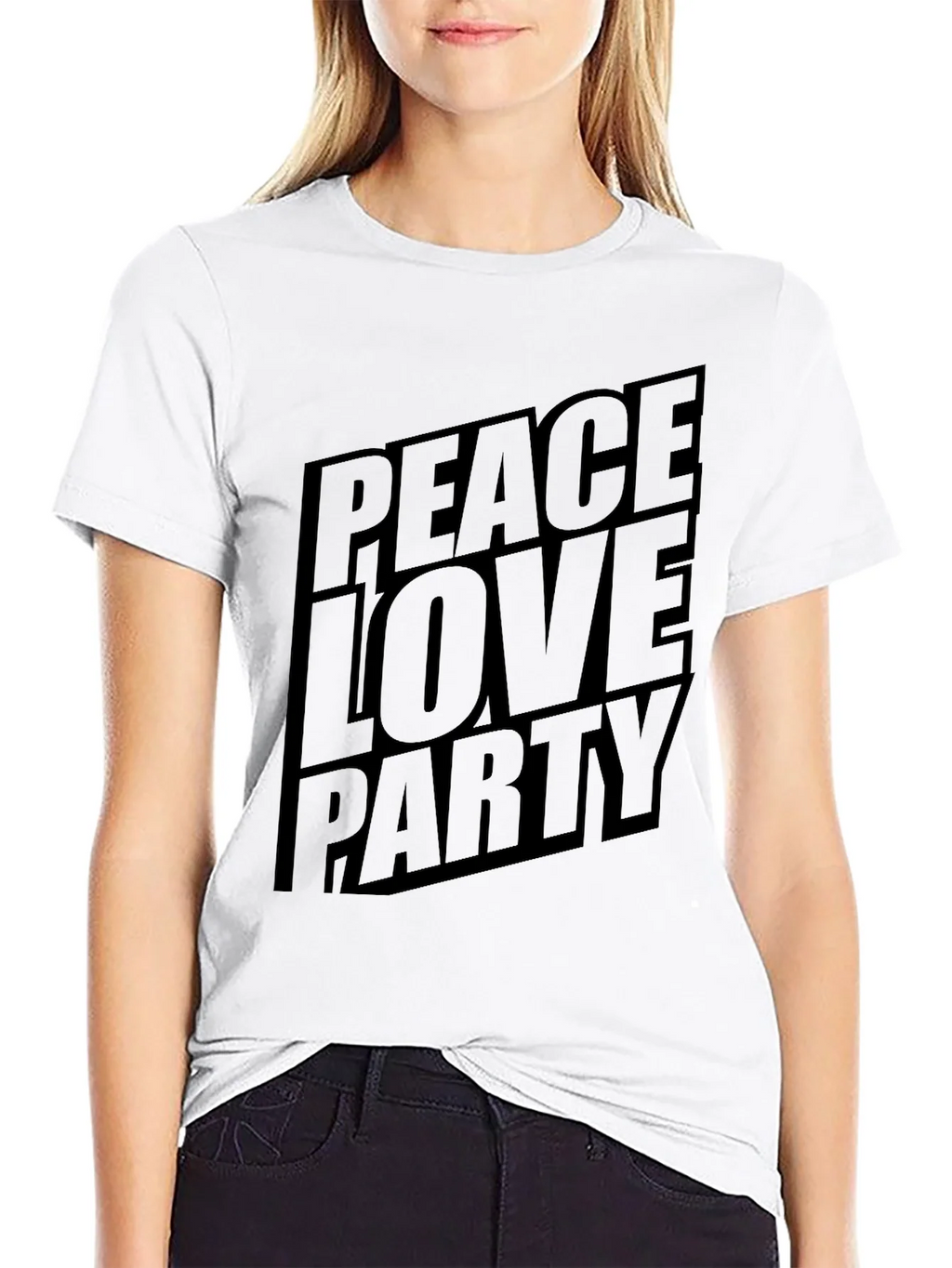 Peace Love Party Graphic T-Shirt product image 11