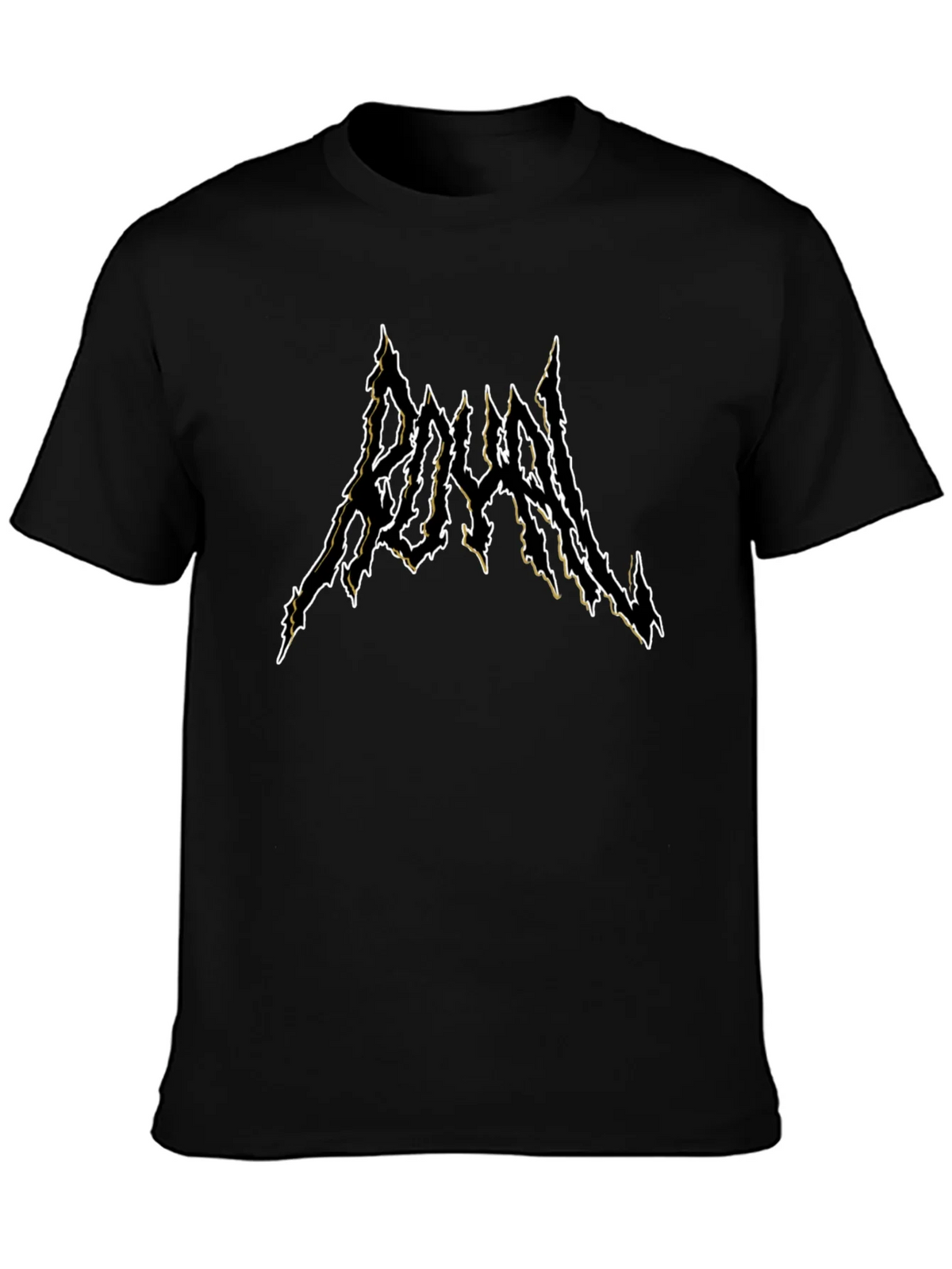 Royal Black Metal Style T-Shirt product image 6