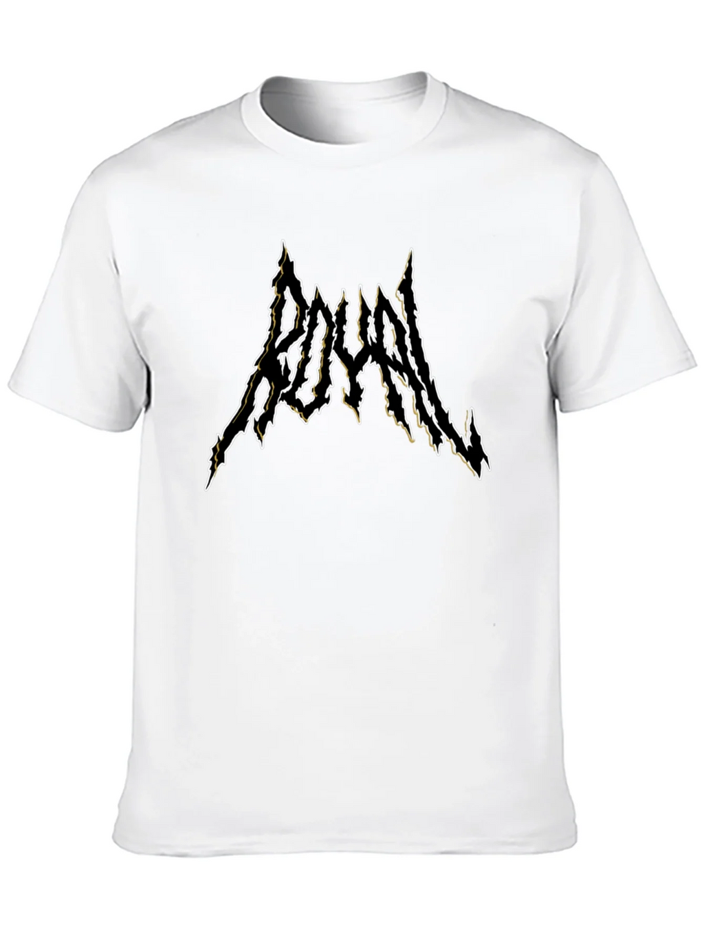 Royal Black Metal Style T-Shirt product image 12