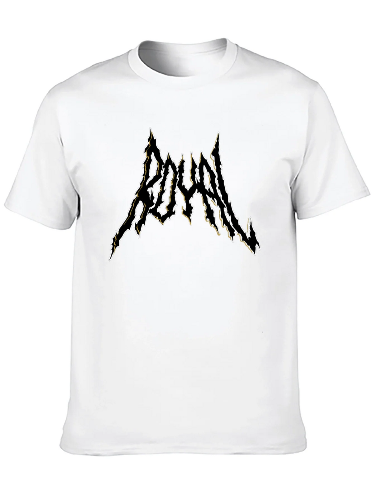 Royal Black Metal Style T-Shirt product image 12