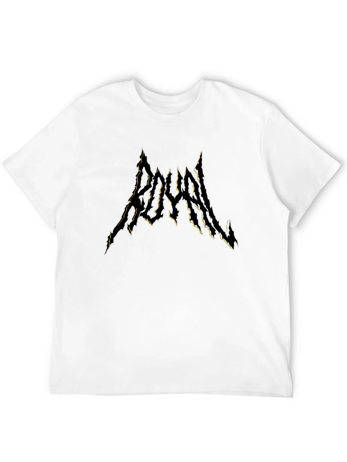 Royal Black Metal Style T-Shirt product image 3