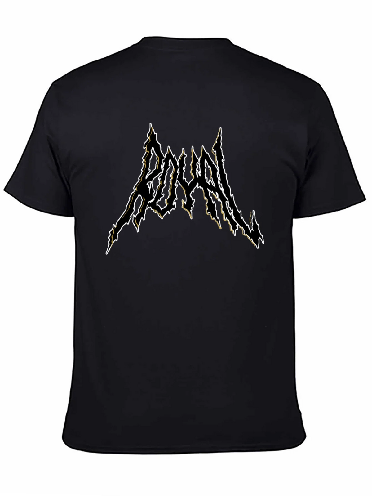 Royal Black Metal Style T-Shirt product image 7