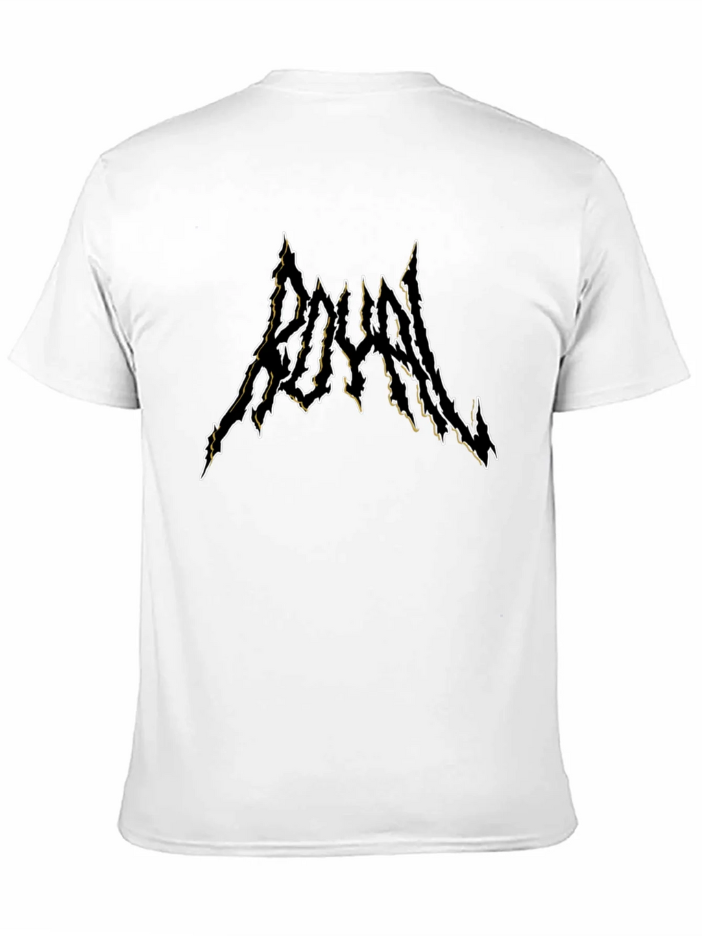 Royal Black Metal Style T-Shirt product image 2