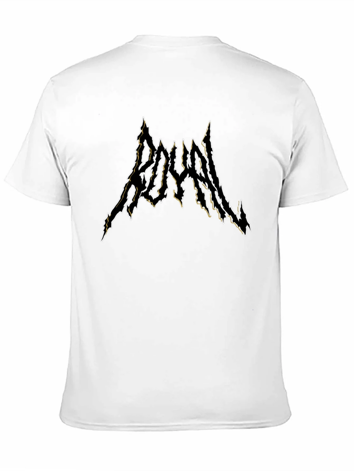 Royal Black Metal Style T-Shirt product image 2