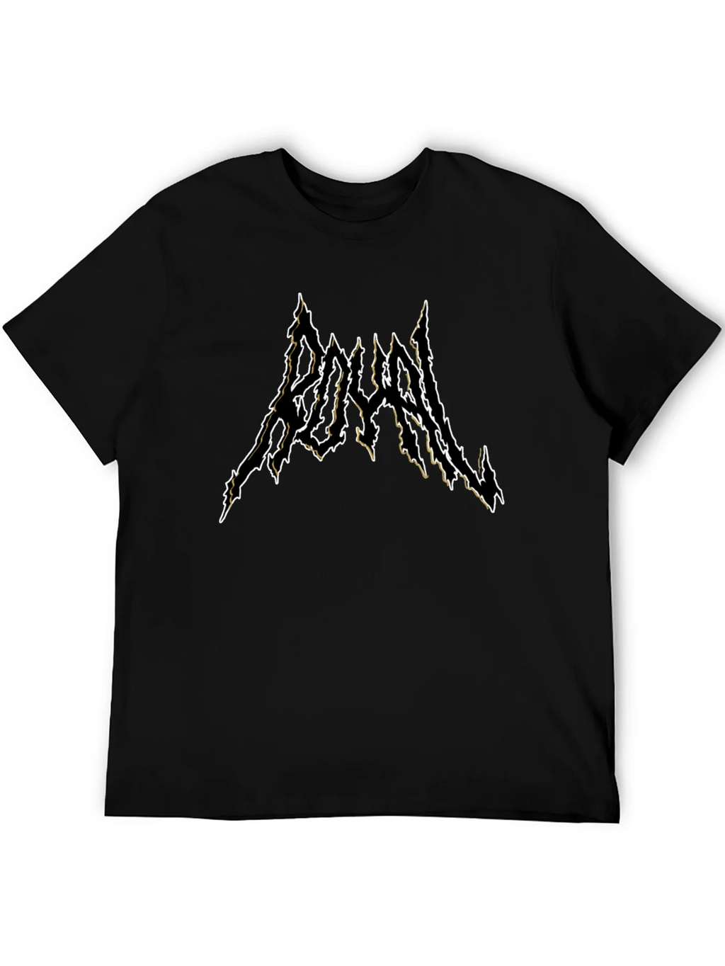 Royal Black Metal Style T-Shirt product image 8