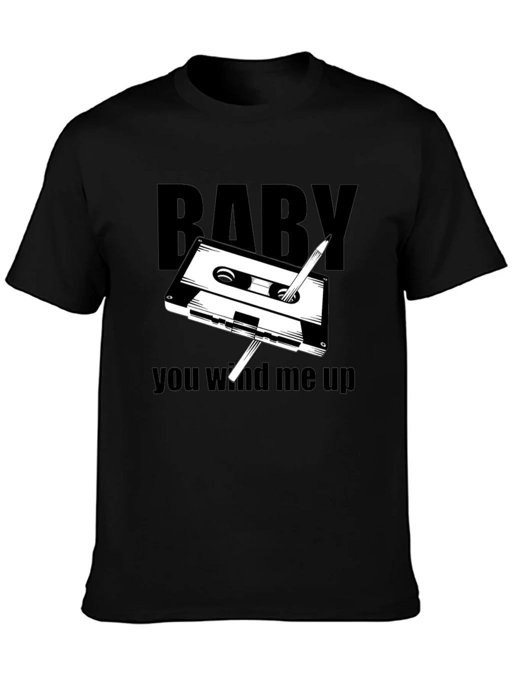 Retro Cassette Tape T-Shirt - You Wind Me Up product image 6