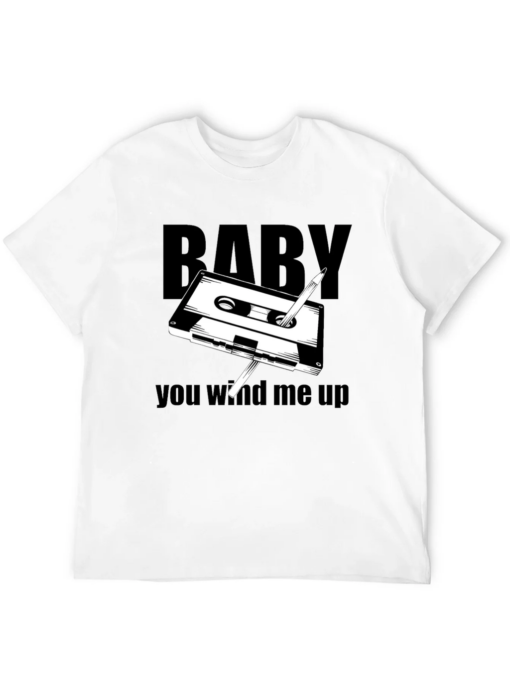 Retro Cassette Tape T-Shirt - You Wind Me Up product image 3