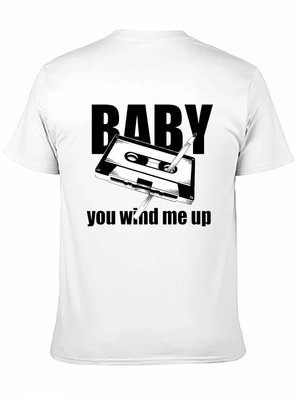 Retro Cassette Tape T-Shirt - You Wind Me Up product image 2