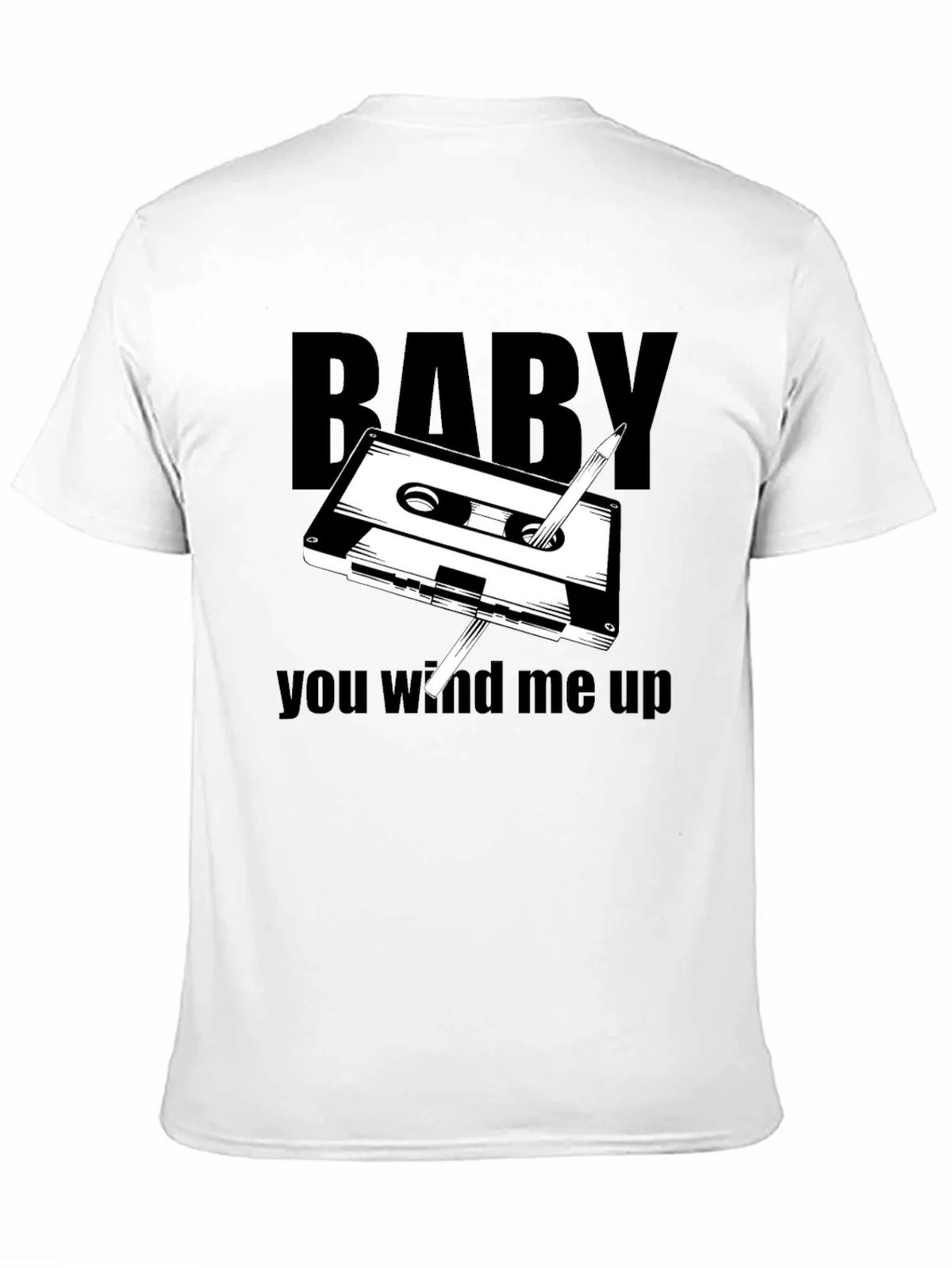Retro Cassette Tape T-Shirt - You Wind Me Up product image 2