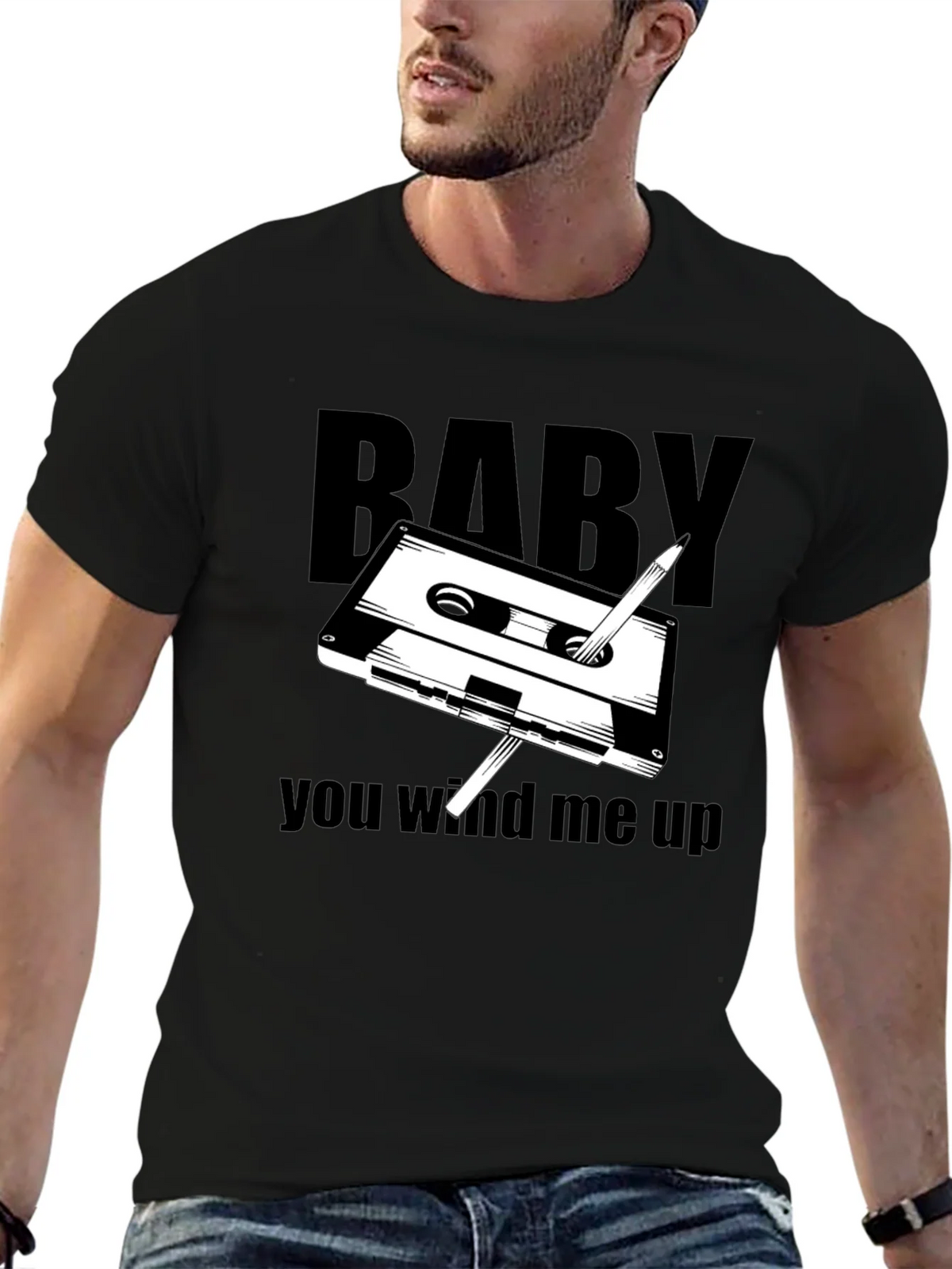 Retro Cassette Tape T-Shirt - You Wind Me Up product image 9