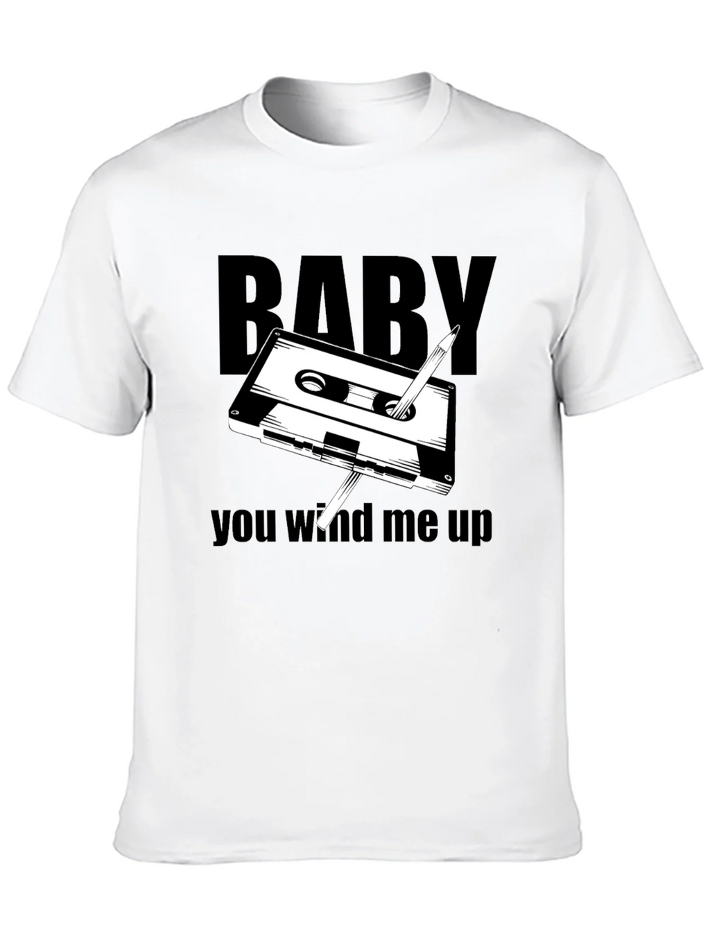Retro Cassette Tape T-Shirt - You Wind Me Up product image 12